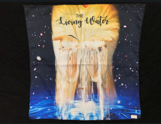 Living Water - 18" x 18" Handkerchief Worship
