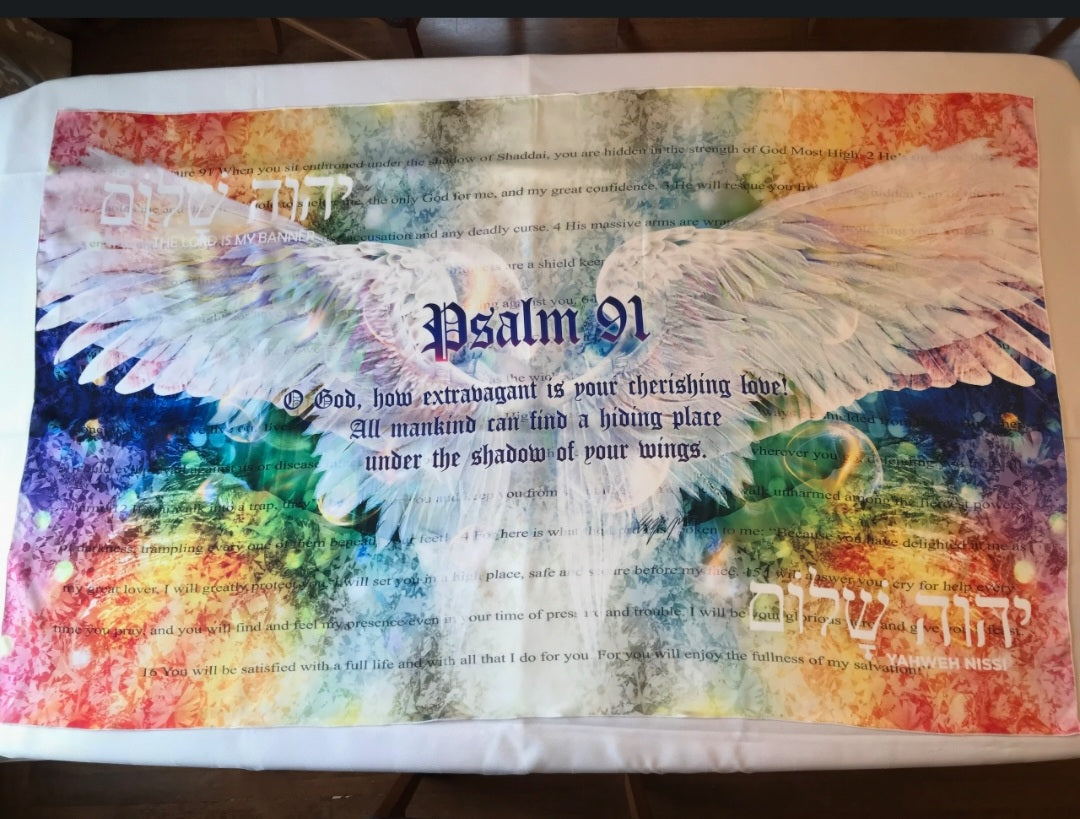 Psalm 91 - 33" x 55" Medium Flag Worship