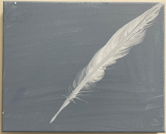Messages From Heaven - acrylic on canvas 8x10"